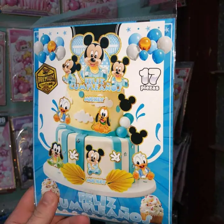 Topper Temático Mickey Mouse bebé 17 piezas — imagen 1