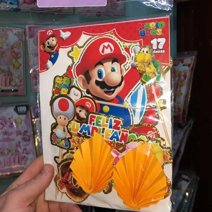 Topper Temático Mario Bros17 piezas — imagen 2