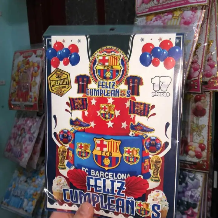 Topper Temático Barcelona 17 piezas — imagen 1
