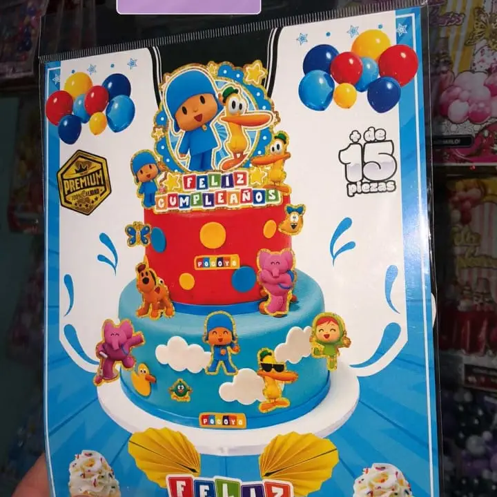 Topper Temático Pocoyo 15 piezas's photo #1