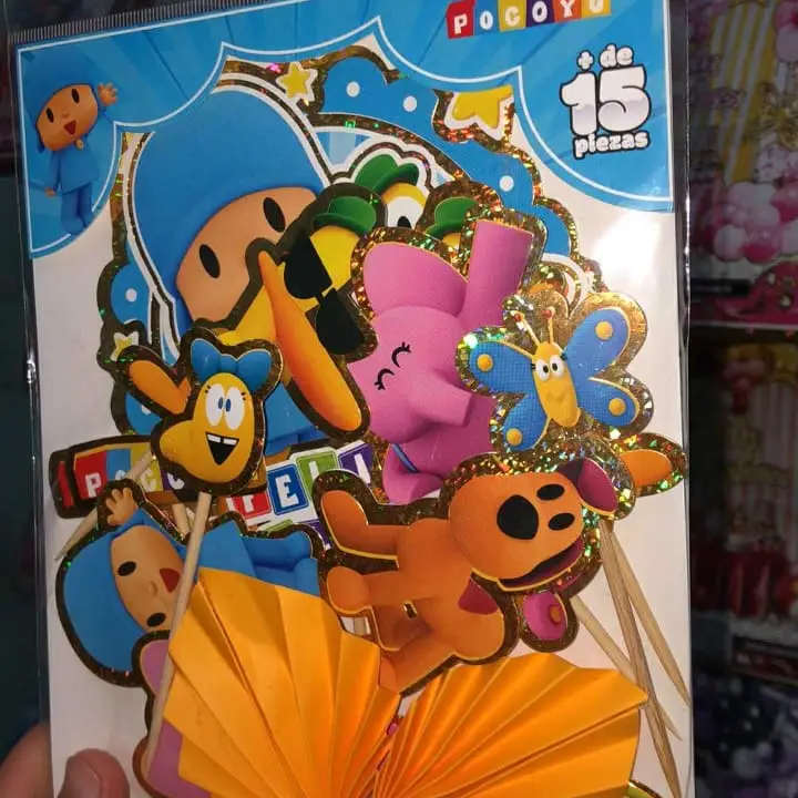 Topper Temático Pocoyo 15 piezas's photo #1