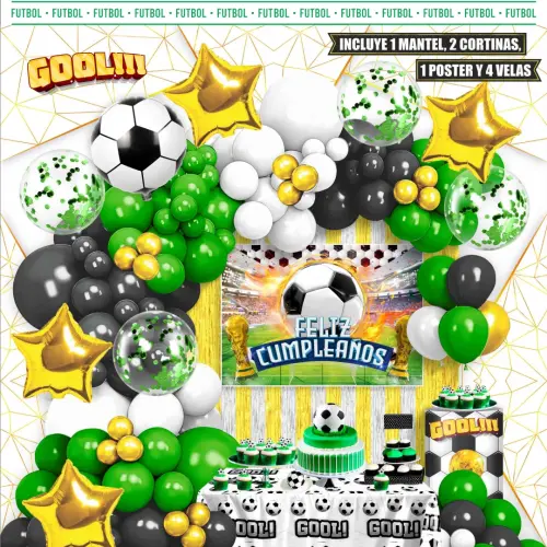 Set decorativo fútbol gooll — imagen 1