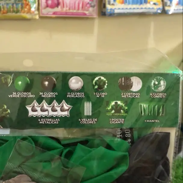 Set decorativo Hulk — imagen 2