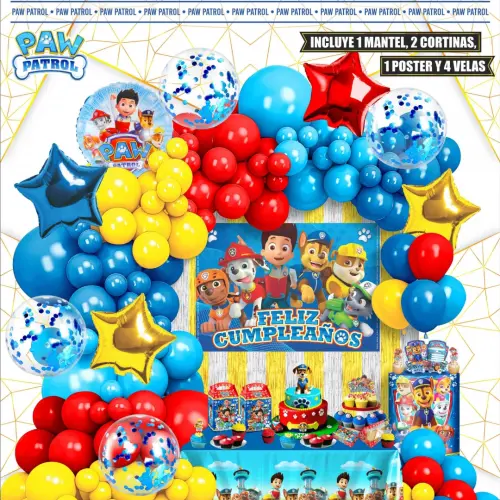 Set decorativo Paw patrol — imagen 1