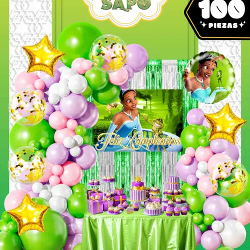 Set decorativos Princesa Tiana — imagen 1