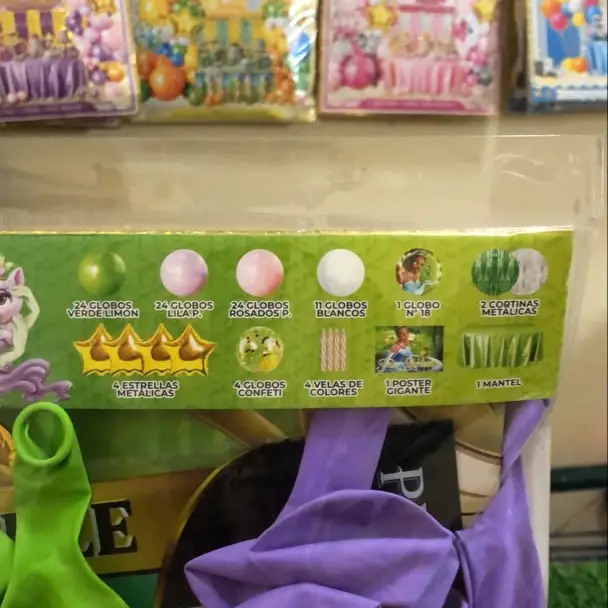 Set decorativos Princesa Tiana — imagen 2