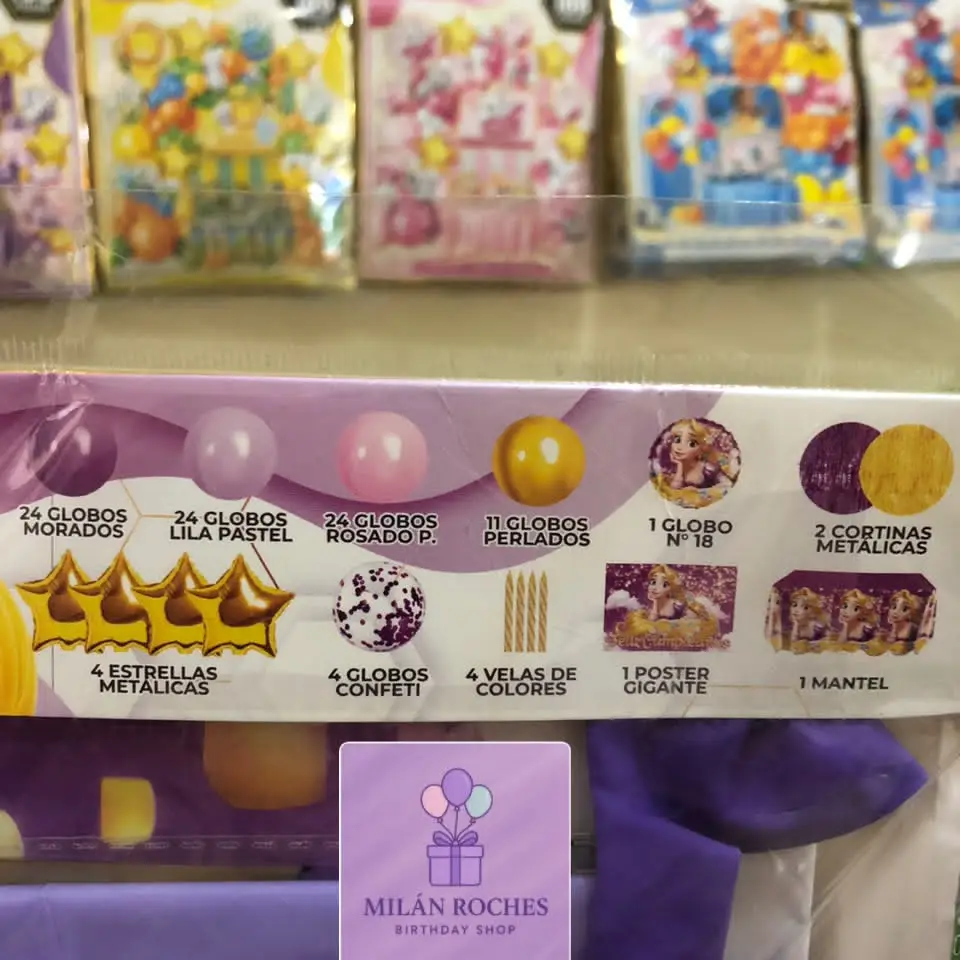 Set decorativos Rapunzel — imagen 2