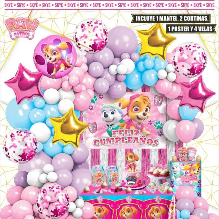 Set decorativos Paw Patrol Skye — imagen 1
