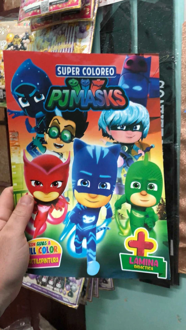 Libritos  De colorear de 6 páginas pjmasks's foto | Milán Roches |  BizneCubano