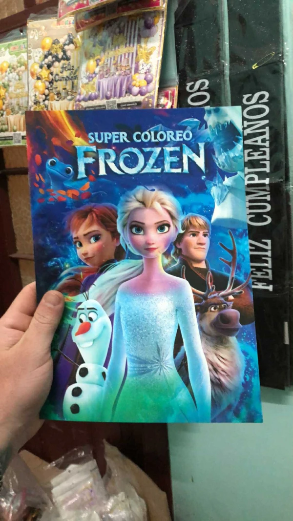Libritos  De colorear de 6 página frozzen's foto | Milán Roches |  BizneCubano