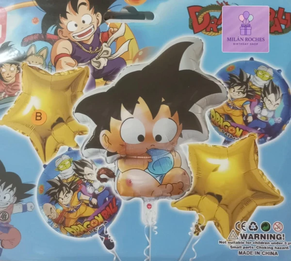 Set de 5 globos Goku bebé's foto | Milán Roches |  BizneCubano
