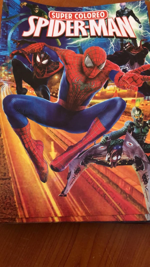 Libro de colorear 6 paginas Spiderman's foto | Milán Roches |  BizneCubano