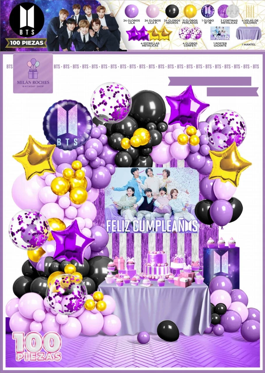 Set decorativo  LOS BTS's foto | Milán Roches |  BizneCubano