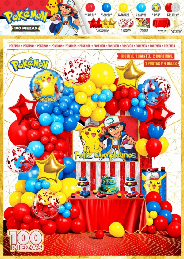 Set decorativo pokemon's foto | Milán Roches |  BizneCubano