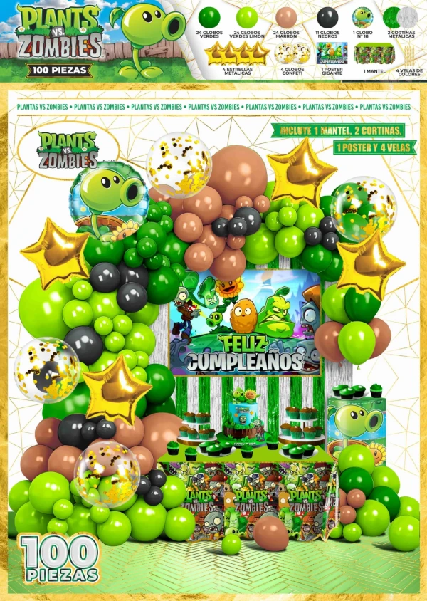Set decorativo plantas y zombies's foto | Milán Roches |  BizneCubano
