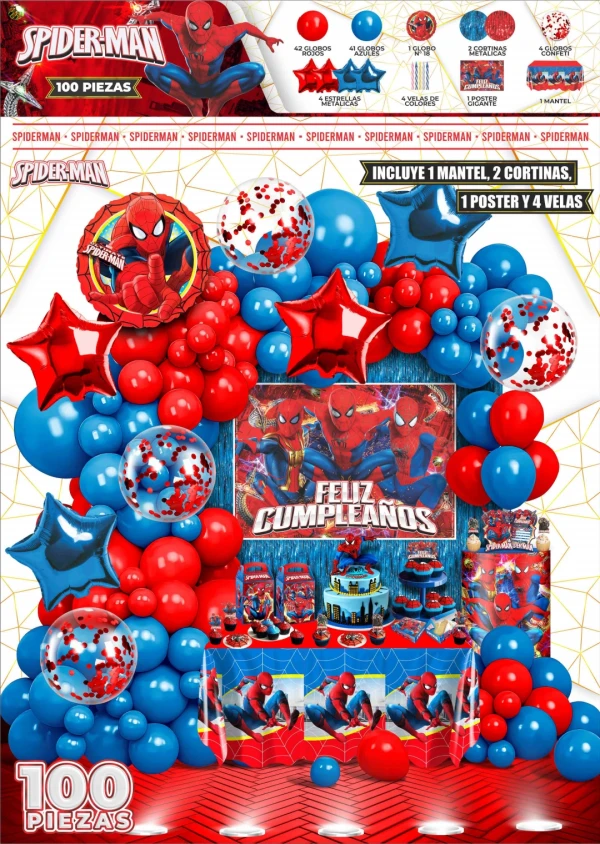 Set decorativo spiderman's foto | Milán Roches |  BizneCubano