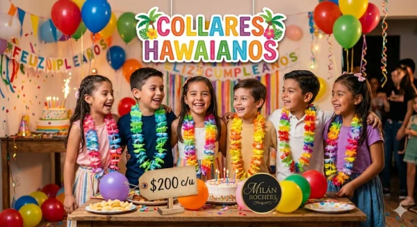 Collares hawaiano variados's foto | Milán Roches |  BizneCubano