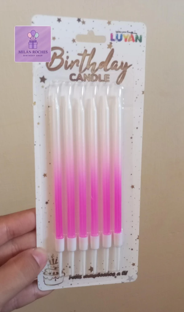 Velas larga Rosa Pastel's foto | Milán Roches |  BizneCubano