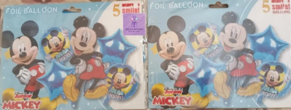 Set de 5 globos Mickey Mouse azul's foto | Milán Roches |  BizneCubano