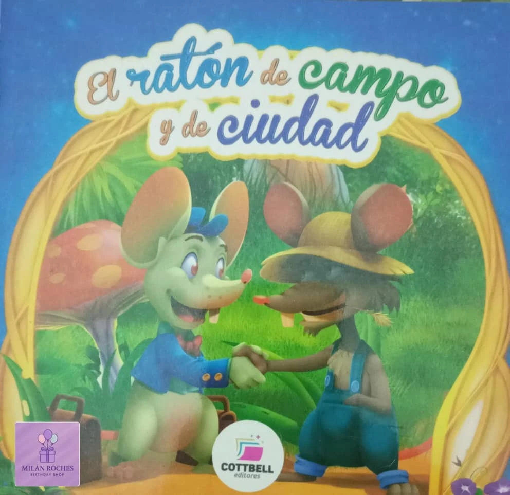 Librito de cuento  El ratón de campo y de ciudad's foto | Milán Roches |  BizneCubano