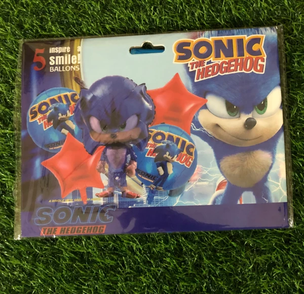 Set de 5 globos sonic's foto | Milán Roches |  BizneCubano