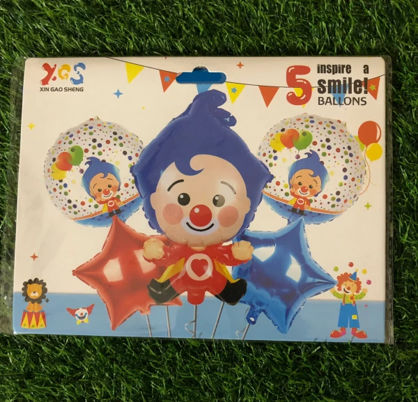 Set de 5 globos Plim Plim's foto | Milán Roches |  BizneCubano