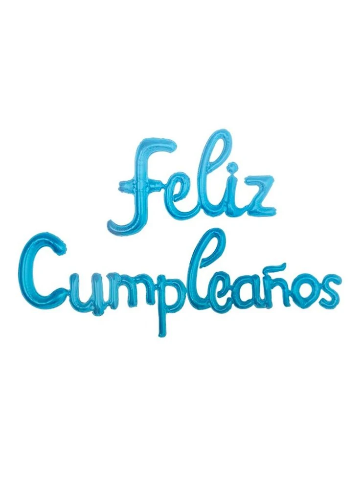 Feliz cumpleaños inflable Azul Pastel's foto | Milán Roches |  BizneCubano