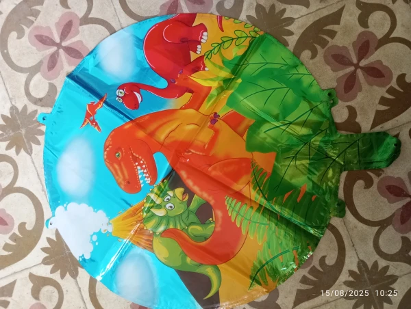 Globo tematico 18" dinosaurio's foto | Milán Roches |  BizneCubano