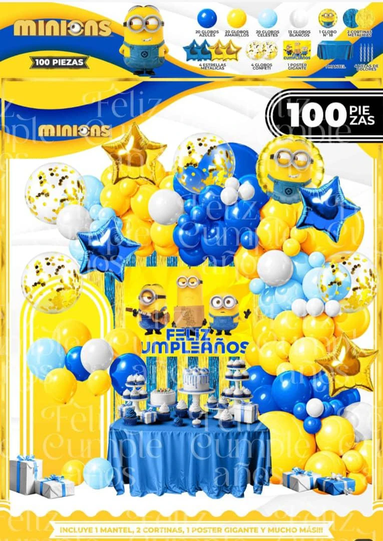 Set decorativos Minions's foto | Milán Roches |  BizneCubano