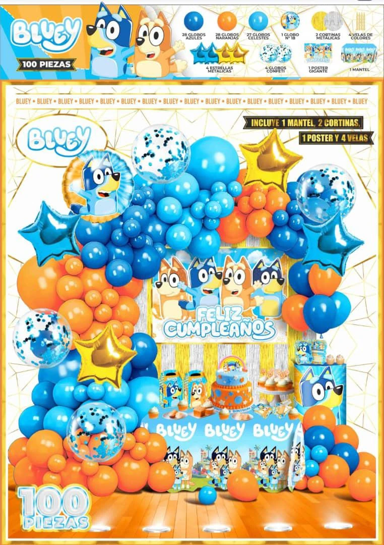 Set decorativos Bluey's foto | Milán Roches |  BizneCubano