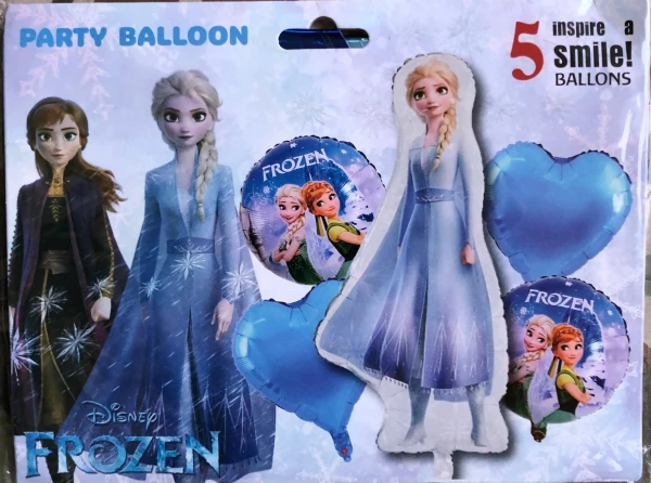 Set de 5 globos Frozzen's foto | Milán Roches |  BizneCubano
