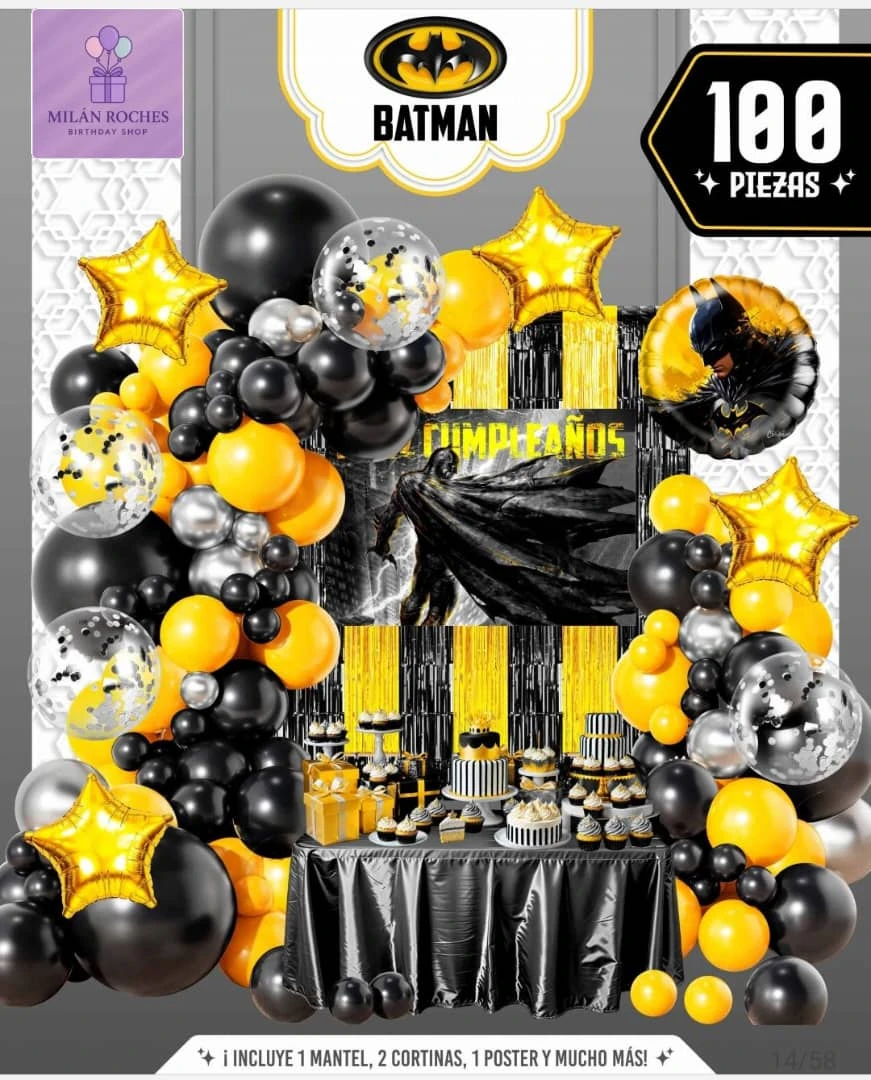 Set decorativos Batman's foto | Milán Roches |  BizneCubano