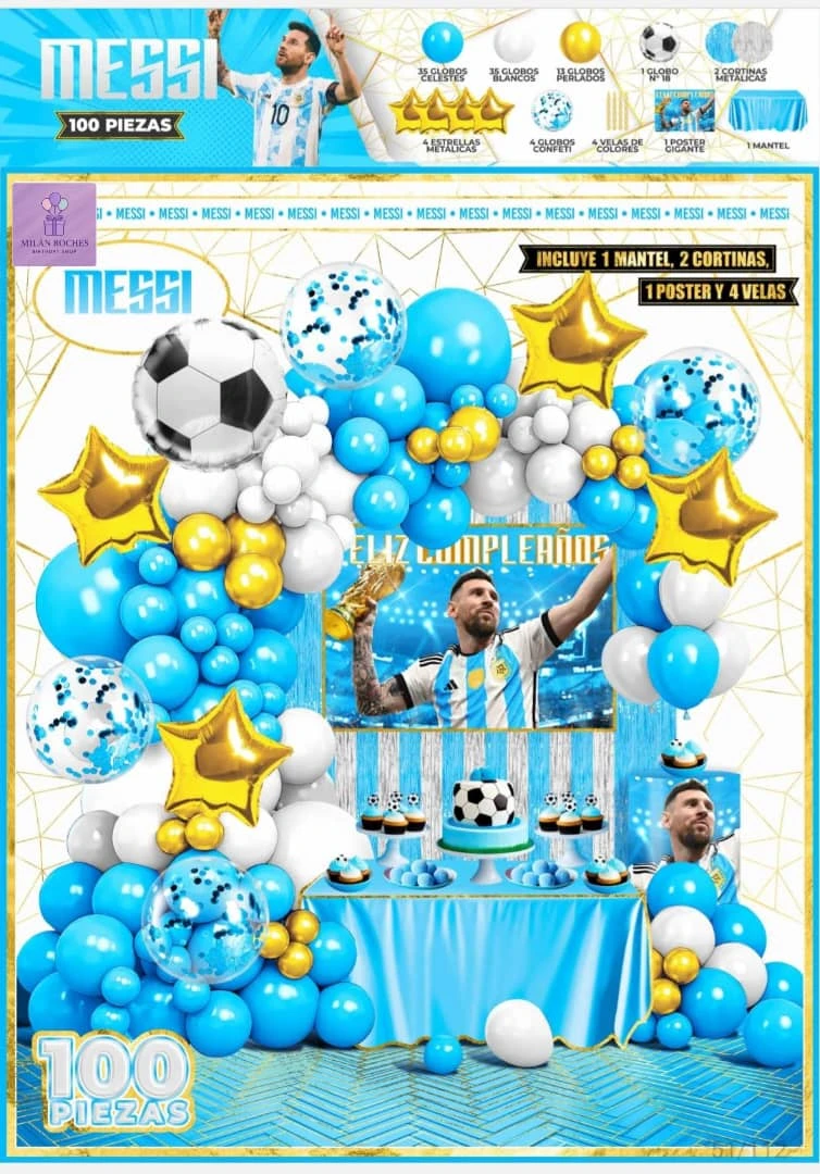 Set decorativo Messi's foto | Milán Roches |  BizneCubano