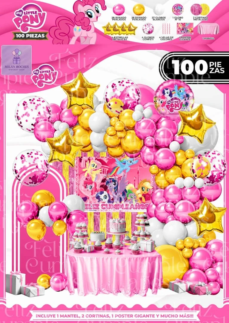 Set decorativos My Litte pony's foto | Milán Roches |  BizneCubano