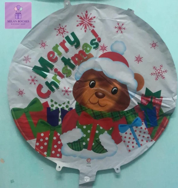 Globos de 18" Navidad osito's foto | Milán Roches |  BizneCubano