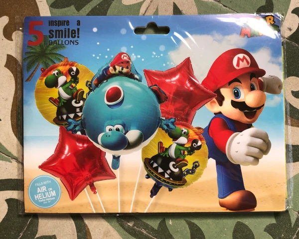 Set de 5 globos Mario bross's foto | Milán Roches |  BizneCubano