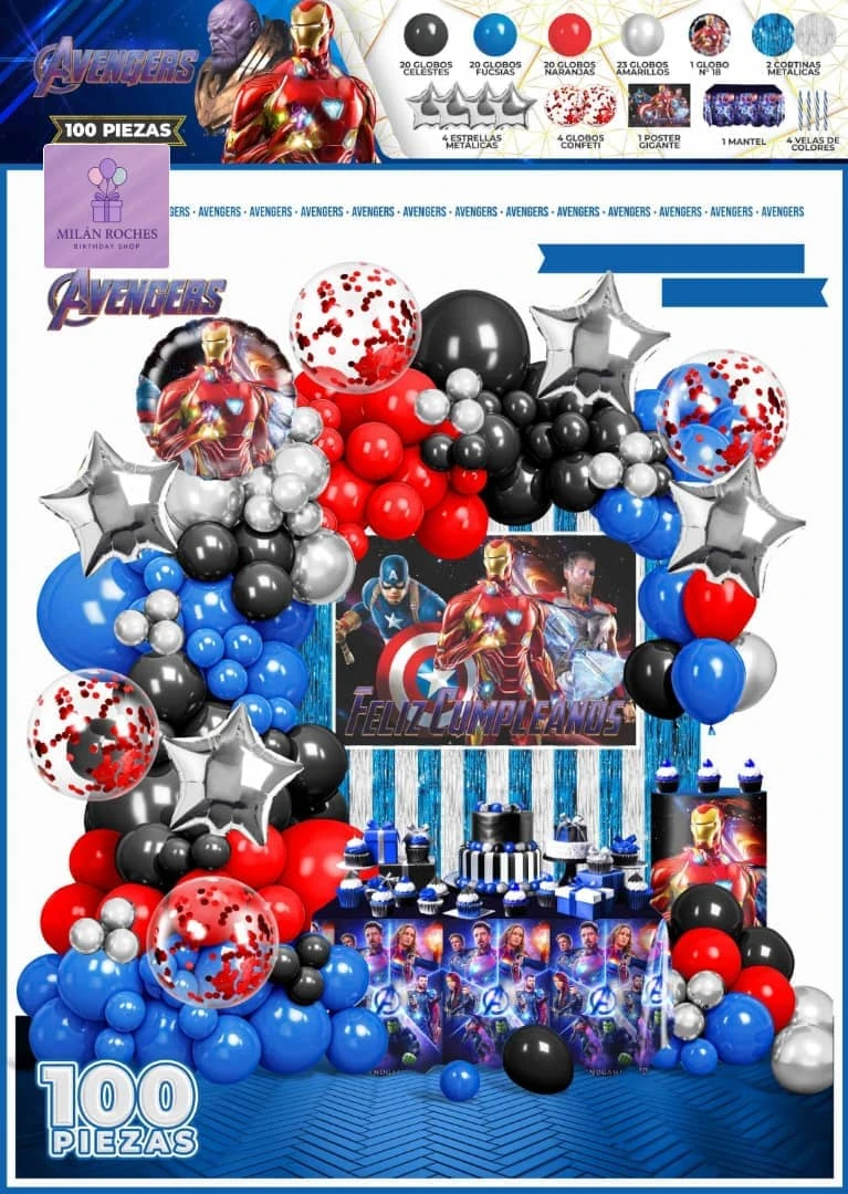 Set decorativo Avengers's foto | Milán Roches |  BizneCubano