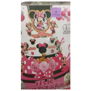 Topper Temático Minnie Rosa 18 piezas miniatura 1