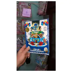 Topper Temático Sonic 15 piezas miniatura 1