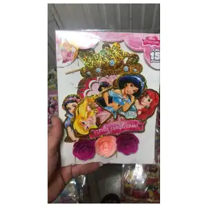 Topper Temático  Princesas miniatura 2