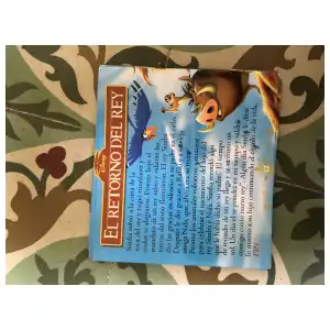 Libritos cuenta cuentos. Rey León miniatura 2