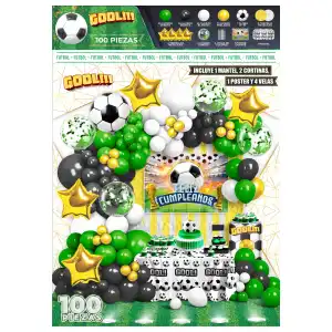 Set decorativo fútbol gooll miniatura 1