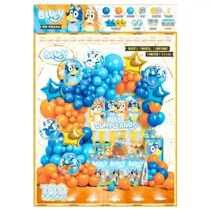 Set decorativo Bluey azul miniatura 1