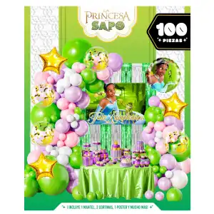 Set decorativos Princesa Tiana miniatura 1