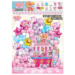 Set decorativos Paw Patrol Skye miniatura 1