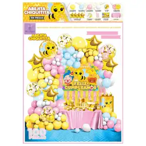Set decorativo Abejita amarilla miniatura 1
