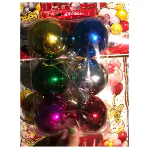 Paqtes de 6 bolas Liso miniatura 2